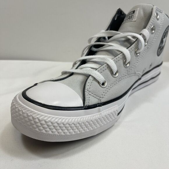 Converse All Star Men's 11.5 Gray White Black Malden Street Mid Top A08612F NWOB - Picture 5 of 10